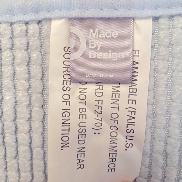 NWT PUFFY TEXTURED TARGET DESIGN AQUA BATH MAT - Picture 4 of 5